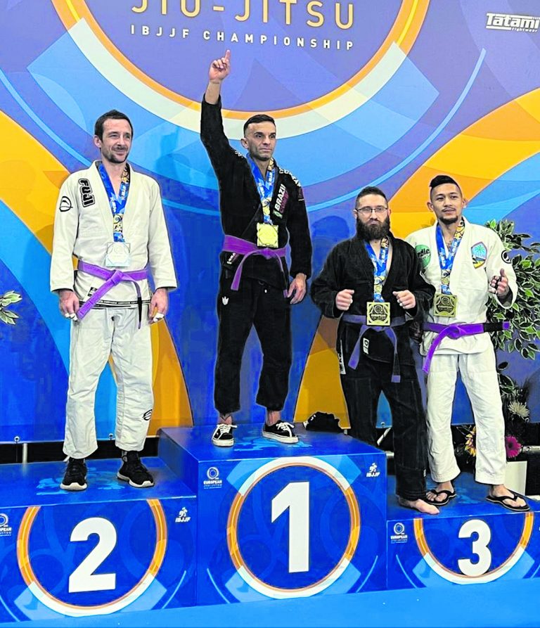Patrick wins silver in European JiuJitsu Championships